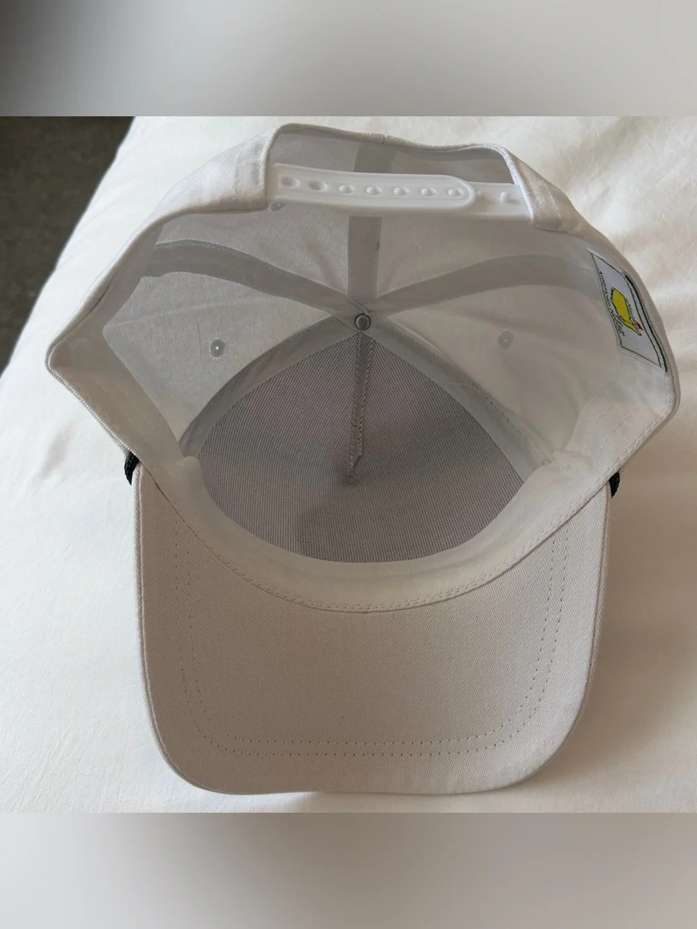 2026 Masters Tournament White Vintage Logo Embroidered Rope Hat Augusta